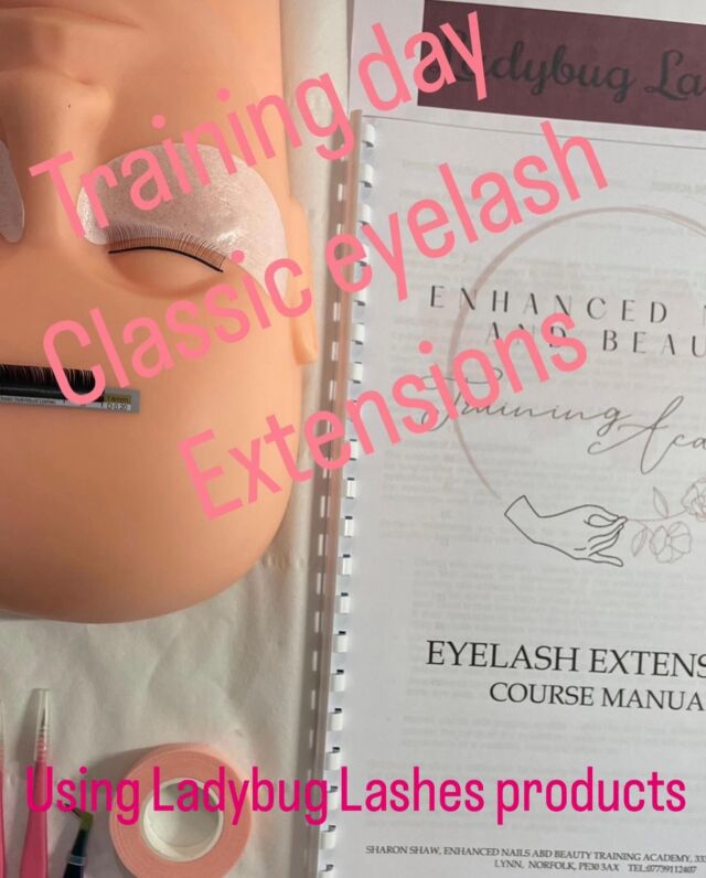 Beauty training academy in South Wootton our next Individual Eyelash Extensions course using Ladybug Lashes Products 
Qualified in just 1 day , with this ABT accredited 
Course. Message me for more info. #eyelashextensions #beauty #beautyeducation #kingslynn #ladybuglashesuk #trainingacademy #newcareer #individuallashextensions #ladybuglashesuk