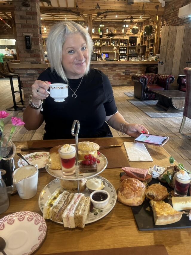 Thank you so much Kerry usher for my belated birthday afternoon tea , at Brothers in Arms x x loved it x x